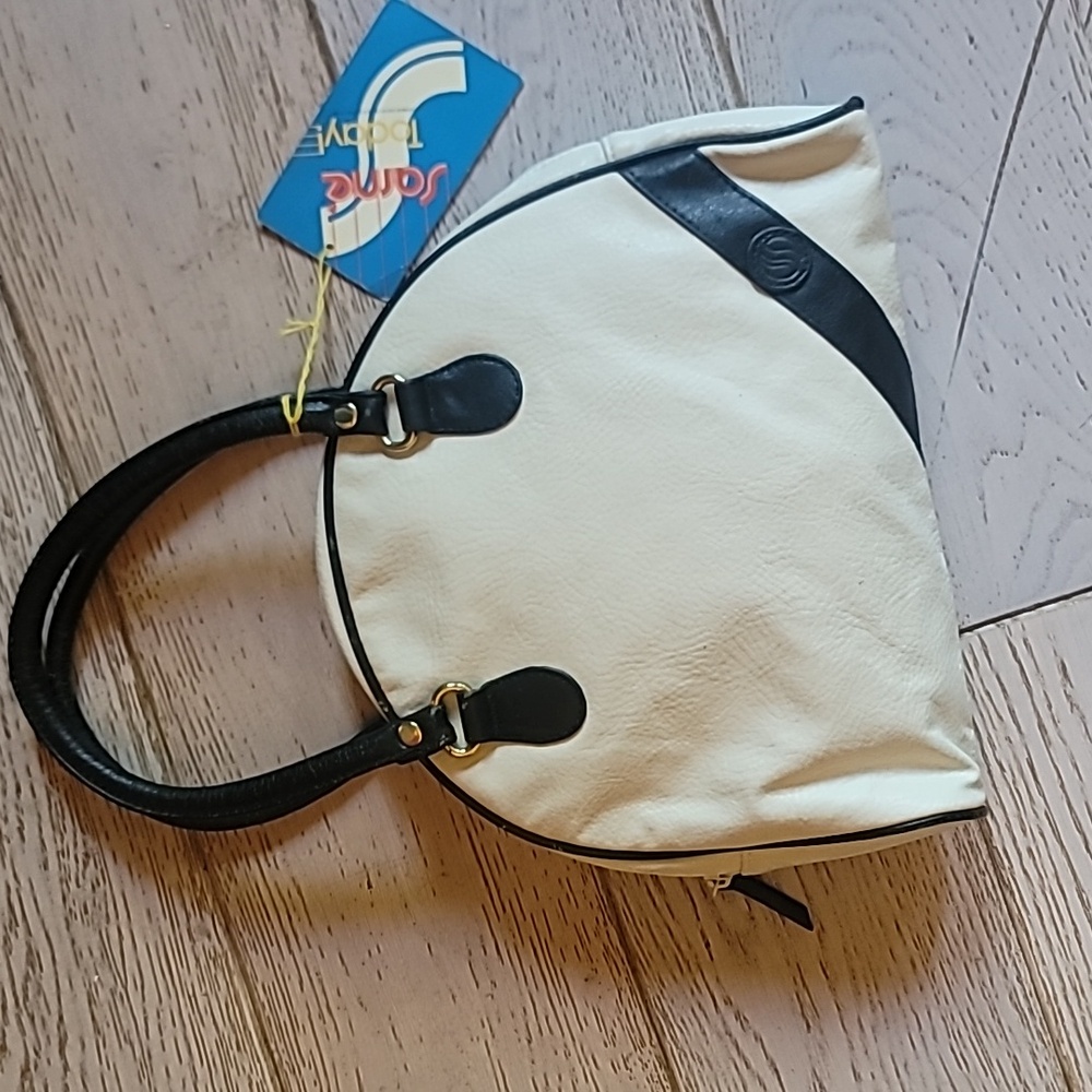 Sarne Vintage bowling bag style handbag NOS